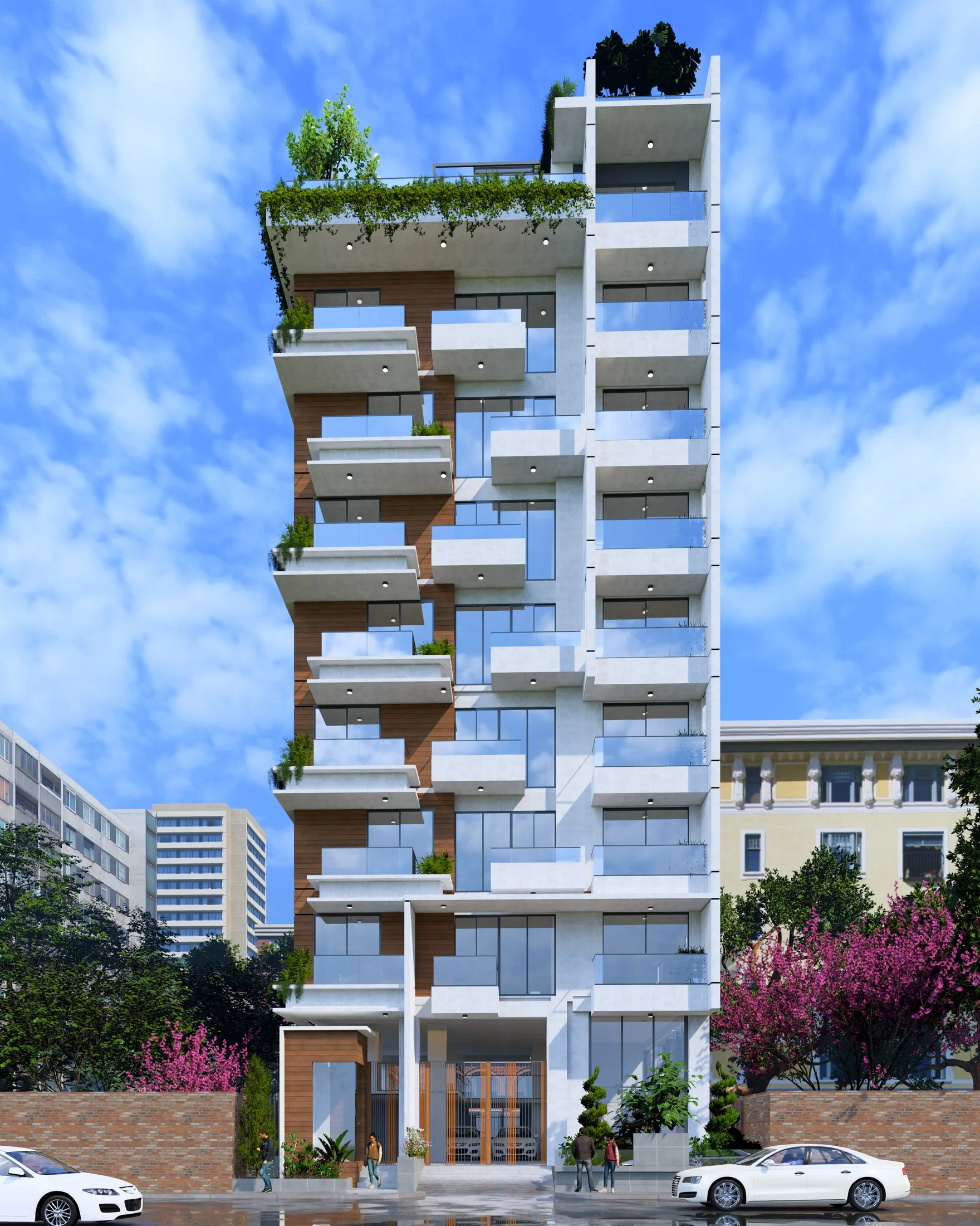 Daytime view of Aster Apartment