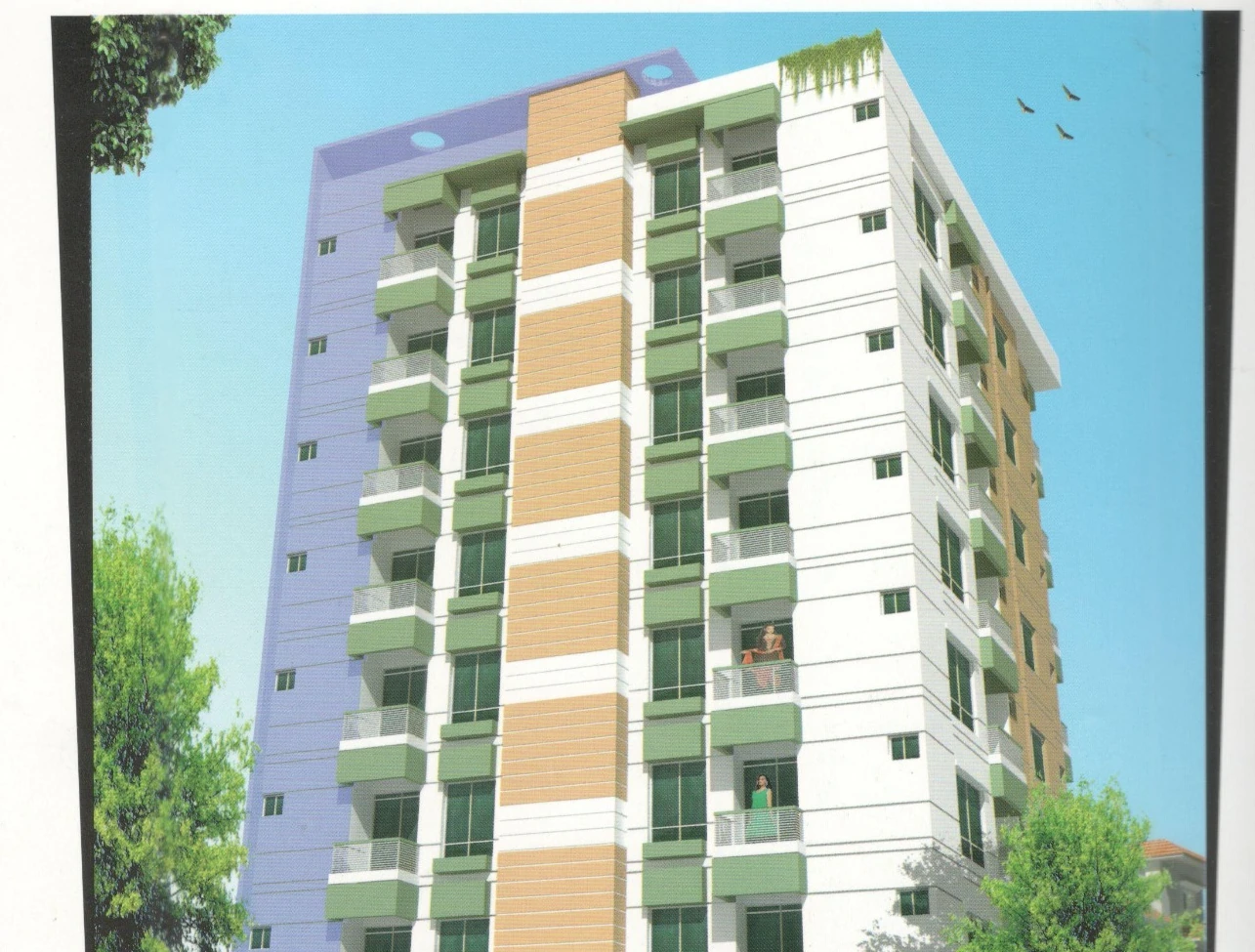 Architectural rendering of Dhaka Garden