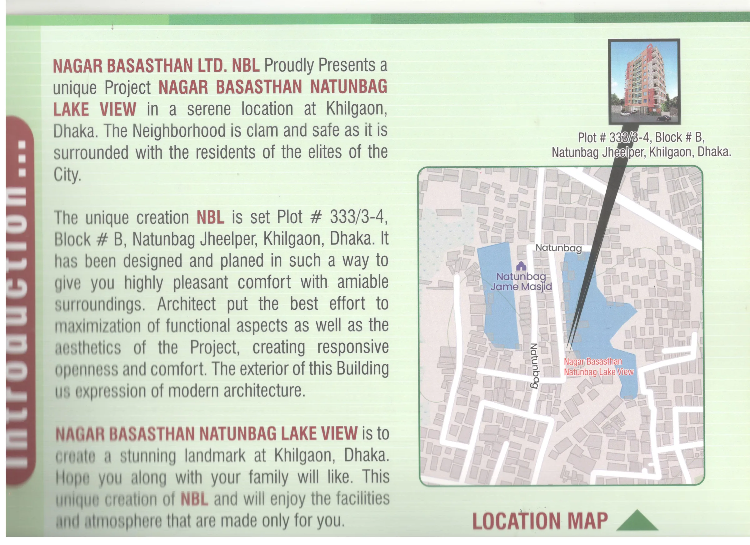 Lake View location map