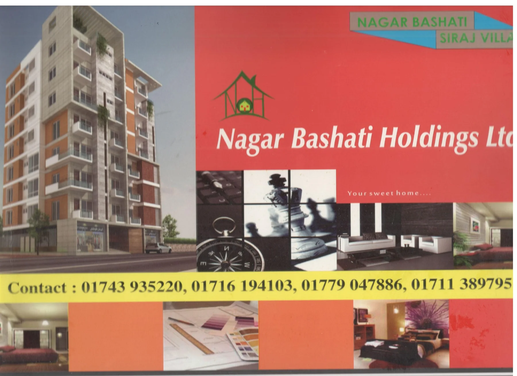 Siraj Villa project cover and building perspective