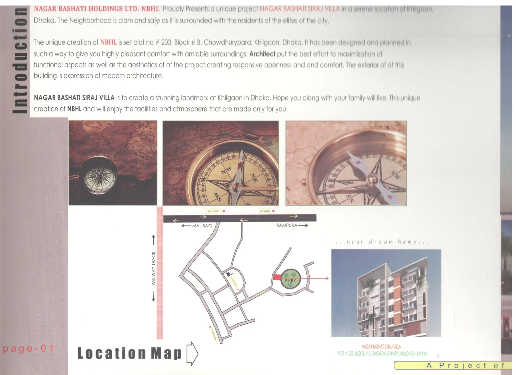 Siraj Villa introduction and location map